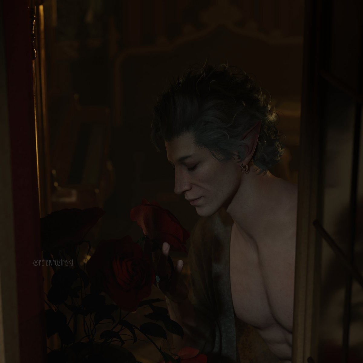 PeterPozinski's tweet photo. Finally see yourself in the mirror

#Astarionfanart #BG3 https://t.co/98ESu5rm1b