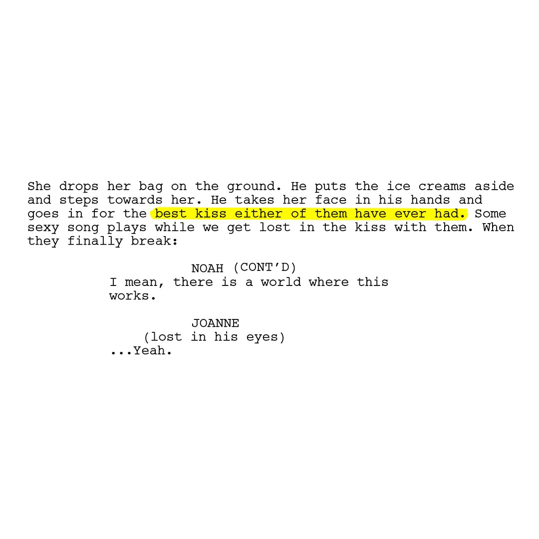 netflix's tweet photo. The script of the Nobody Wants This first kiss scene will having you swooning all over again. https://t.co/y75hBdIxzw