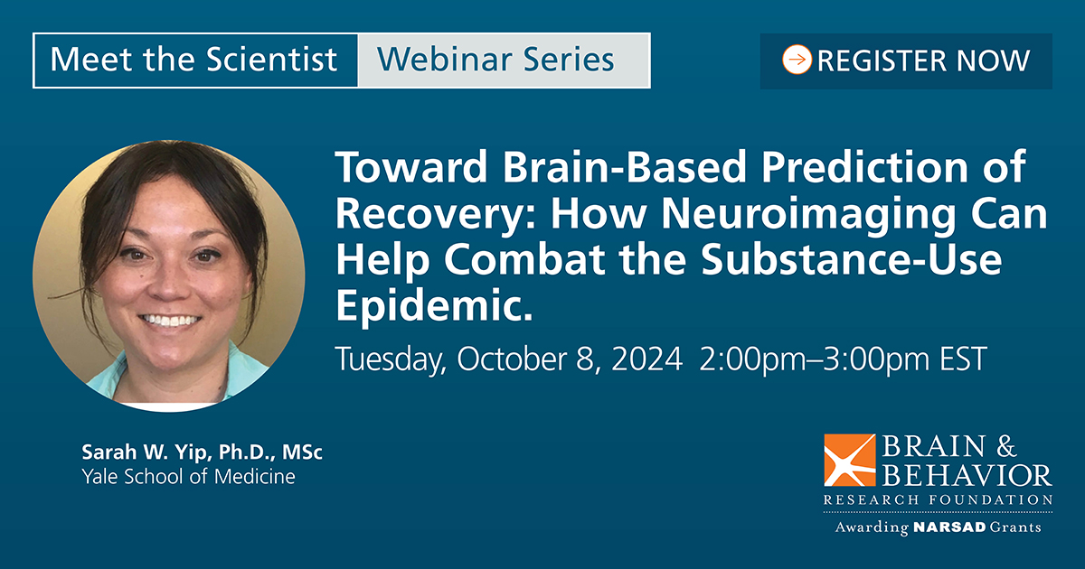BBRFoundation (@bbrfoundation) on Twitter photo Join us next Tuesday at 2pm EDT for our next mental health webinar! This webinar will focus on how neuroimaging can help combat the substance-use epidemic.
.
Register here: ow.ly/lzWx50TqcXR
.
<a href="/yale/">Yale University</a> <a href="/yalemed/">Yale School of Medicine</a> #BBRFWebinar #addiction Join us next Tuesday at 2pm EDT for our next mental health webinar! This webinar will focus on how neuroimaging can help combat the substance-use epidemic.
.
Register here: ow.ly/lzWx50TqcXR
.
<a href="/yale/">Yale University</a> <a href="/yalemed/">Yale School of Medicine</a> #BBRFWebinar #addiction