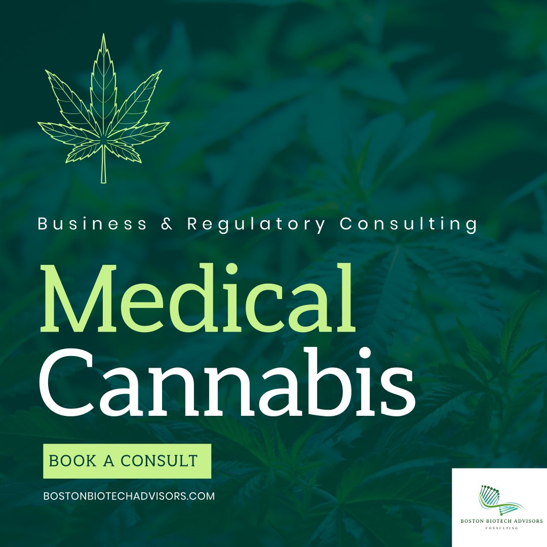 BostonBiotech's tweet image. Visit our website or email us today at info@bostonbiotechadvisors.com to book a consultation!

#medicalcannabis #cannabisregulation #cannabislaws #cannabisbusiness #medicalmarijuana #boston #massachusetts