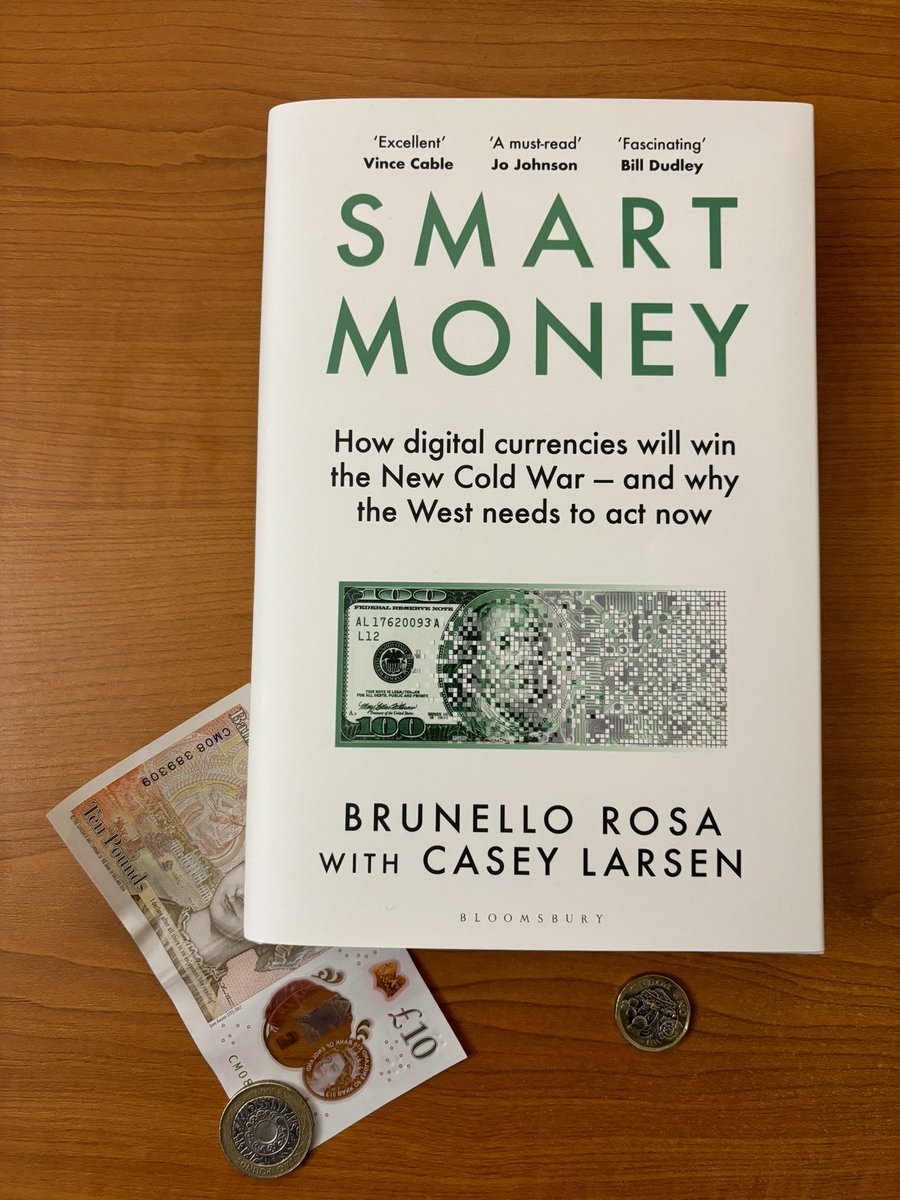 So pleased that finished copies are in for <a href="/brunello_rosa/">Brunello Rosa</a> and <a href="/Casey_Larsen/">Casey Larsen</a> Smart Money. CBDCs are going to play a huge part in our future - but what are the implications, good and bad? Read this book from <a href="/BloomsburyBooks/">Bloomsbury Books UK</a> to understand.