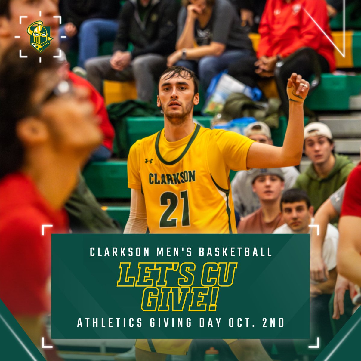 Join me in support of Clarkson Golden Knight athletes by making a gift to Athletics Giving Day 2024! #letscugive givecampus.com/rp7poq