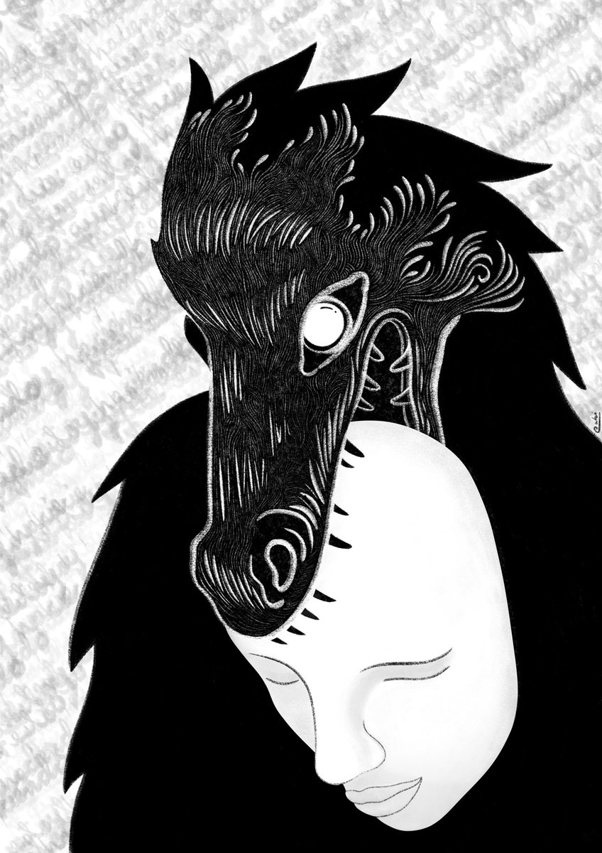 SOUL #5. Self-portrait ❤️‍🔥

A mask upon the mask upon the dark… you don't want to know what else there is, it's better to leave it here.

👉🏼 Only 2 editions 10 xtz each 🤍🖤

#tezosart #tezoscollector #TezosNFTs 

Link below 👇🏼