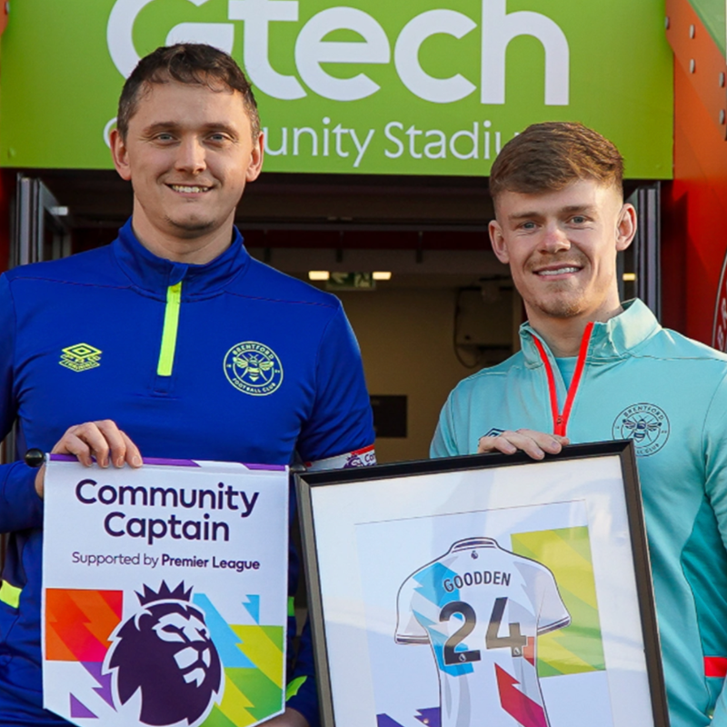 PLCommunities's tweet photo. Graham Goodden has supported his local community for 19 years at @BrentfordFCCST, overseeing the delivery of the Trust’s Premier League Kicks activity ⭐️

He was chosen as Brentford's Community Captain for the #PLMoreThanAGame campaign for the @premierleague 2023/24 season 👇