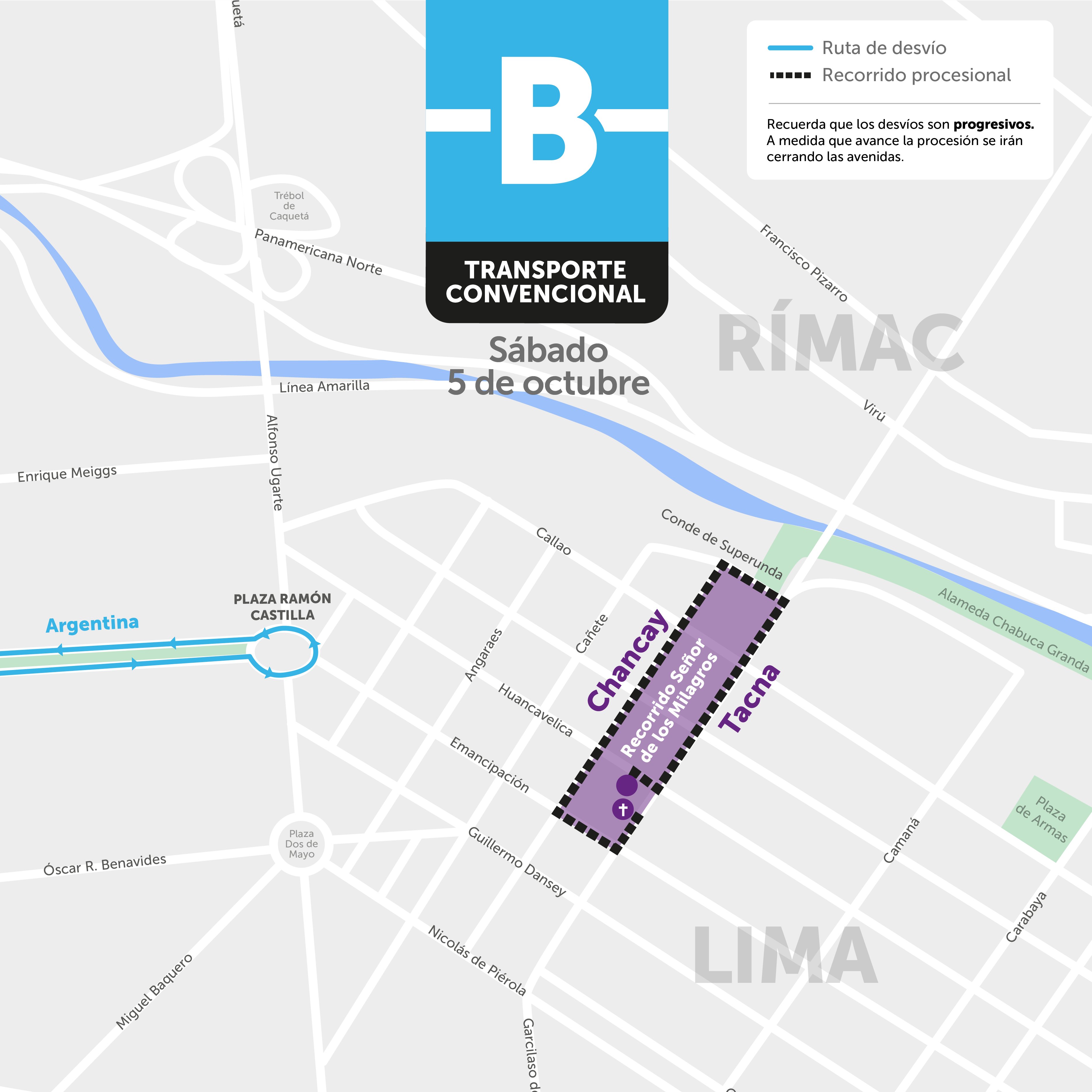 Rutas convencionales