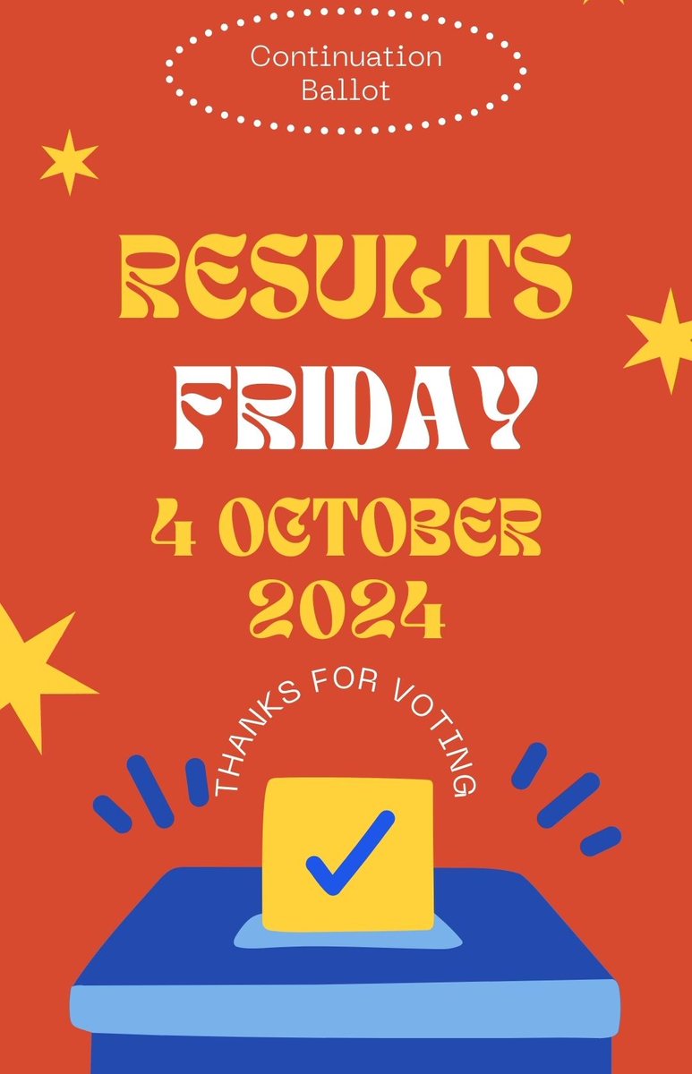 WimbledonCoop's tweet photo. Thanks so much to everyone who voted in our continuation ballot!🌟

Stay tuned for results on Friday...🎺 https://t.co/NIVVDJAJdg