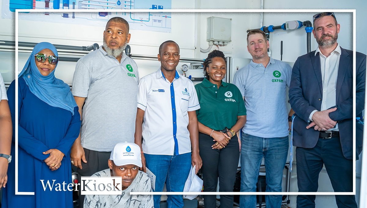 Today, WaterKiosk in conjunction with Oxfam International, have commissioned and handed over the first system of the 6th generation, Winture Planet Cube Solar Water Desalination technology at Kibokoni, Old Town Mombasa.
#EmpoweringLocalCommunities  #cleanwater #solarenergy