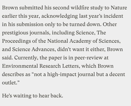 Shannon Osaka (@shannonosaka) on Twitter photo Love reading <a href="/katemyoder/">Kate Yoder</a> on the snafu around Patrick Brown, his disavowing of his own study, and the complicated politics of doing climate science in a polarized world.
grist.org/science/patric… Love reading <a href="/katemyoder/">Kate Yoder</a> on the snafu around Patrick Brown, his disavowing of his own study, and the complicated politics of doing climate science in a polarized world.
grist.org/science/patric…