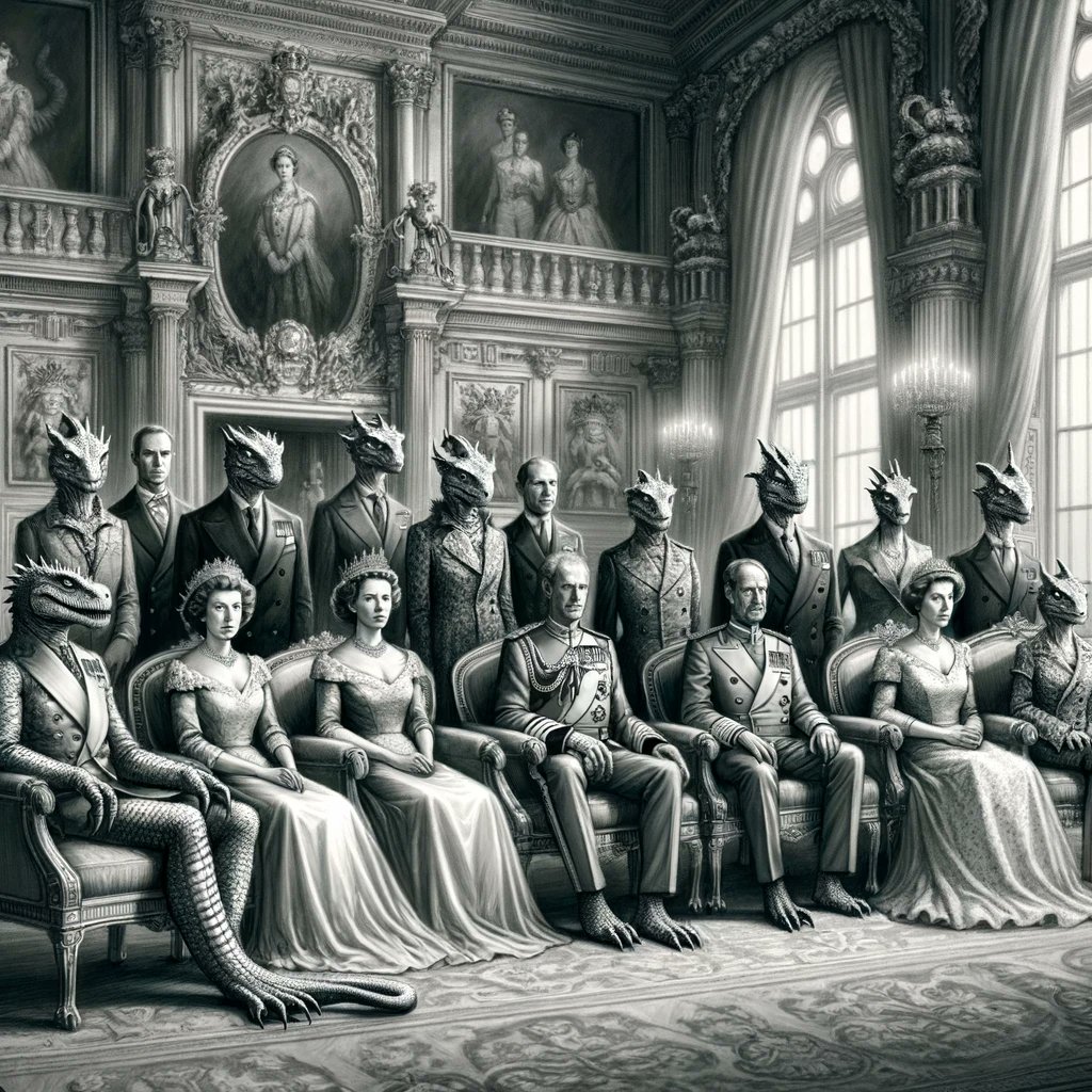 destapandolose1's tweet photo. La princesa Diana, quien le contó a Christine Fitzgerald, que vio a la familia britanica son unos auténticos lagartos (Reptiles cambiaformas), vio a la reina Isabel beber sangre para mantener forma humana

Lo confirmó el propio Carlos, descienden de Vlad el vampiro rumano.🎯 https://t.co/xb5p9eY7Lc
