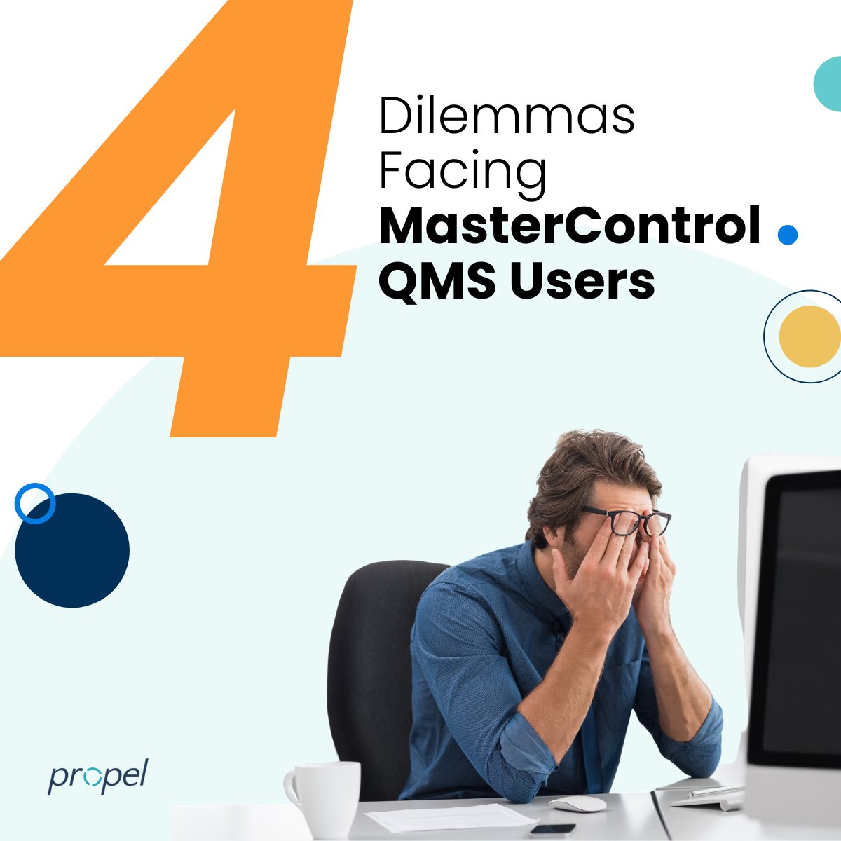 PropelConverged's tweet image. Today, the same simplicity that once fueled the success of #MasterControlQMS is now its greatest limitation. Read our deep dive on:

1️⃣ Configurability Challenges
2️⃣ Scaling Limitations
3️⃣ A Standalone System (Without PLM)
4️⃣ On-Prem in a Cloud Disguise

converged.propelsoftware.com/blogs/4-dilemm…