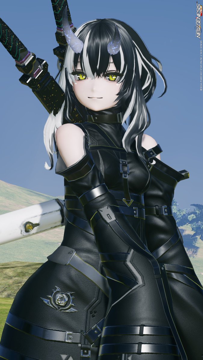 NGS、どうにかアニメ顔っぽくできないかなーと色々調べながら試行錯誤してた 