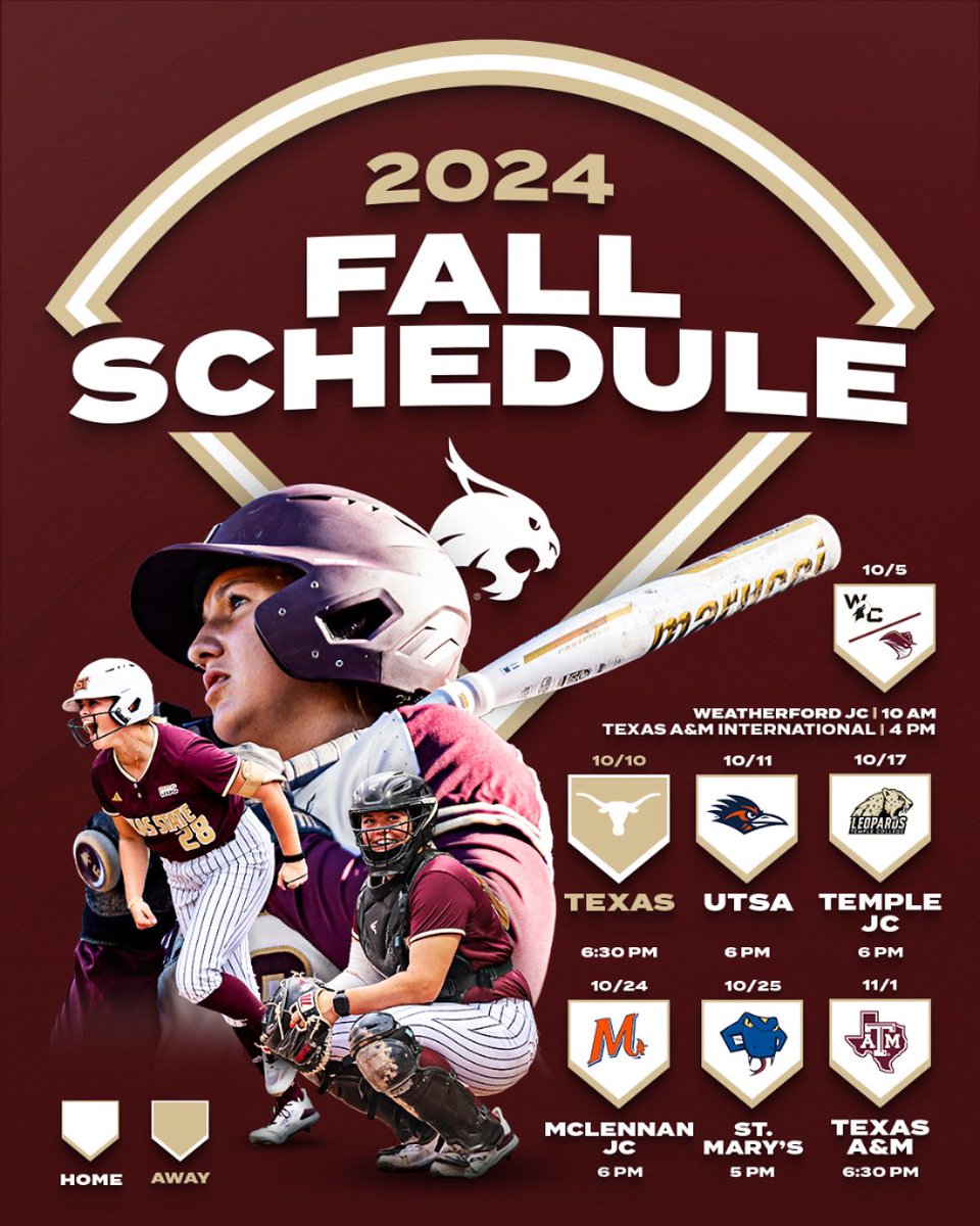 Don’t forget we start Fall Ball games this weekend! #EatEmUp