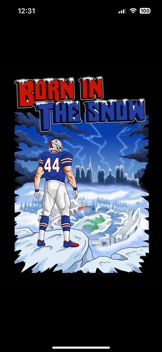Born In The Snow Tee! Checkout Bio for store link 

Store Link: sportslocker.chipply.com/RUFFBUFF/

LETS GO BUFFALO

#RUFFBUFF #BUFFALO #BILLS #FOOTBALL