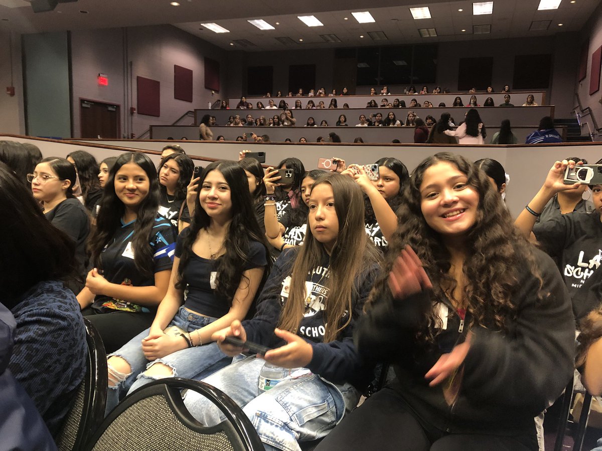 OlaughlinK's tweet photo. Our girls are so empowered, excited, and SEEN! I’m so happy to be with them!
#MCPSLatinaLegacies @BrandiKOverton @makjoshie https://t.co/qEFFkQ7Uuk
