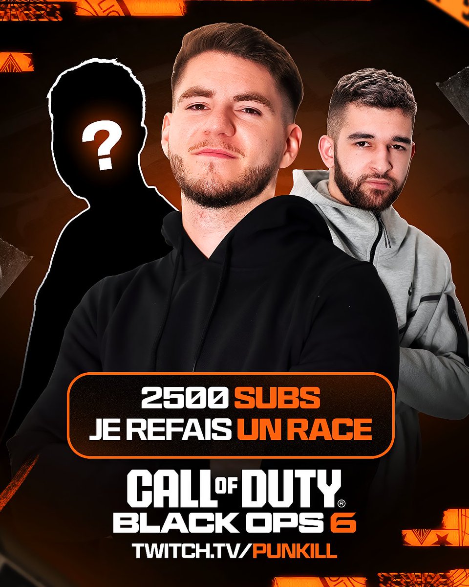 PunkillTV's tweet photo. Nouveau COD, nouveau RACE ? 🤩

▫️ NOUVEL OBJECTIF : Être les premiers au niveau 1 000 sur Black Ops 6 🎖️ 

2 109 / 2 500 👀 https://t.co/lxJdChVK96