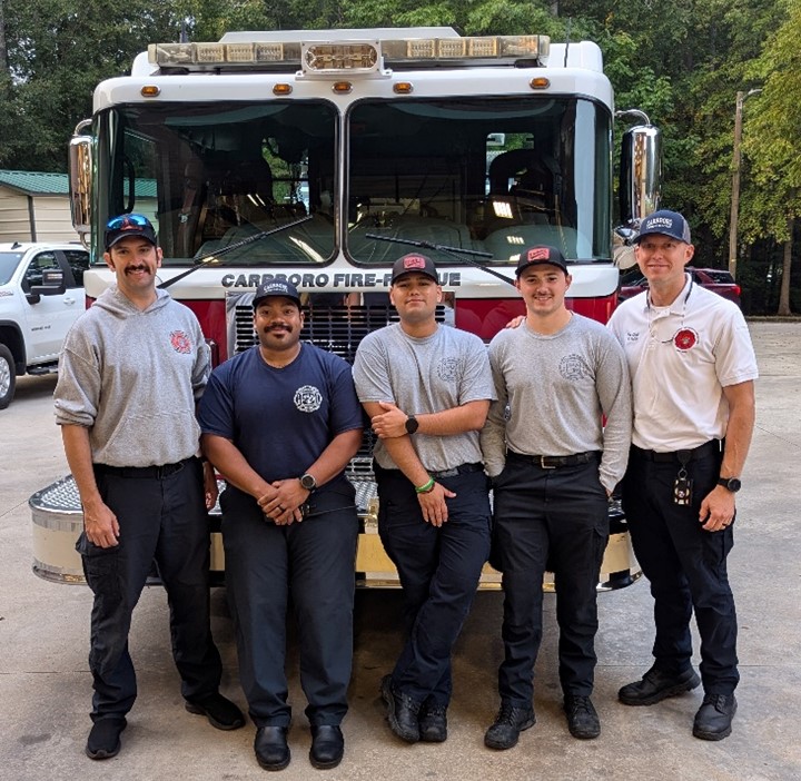 On Monday, Sept. 30, the Carrboro Fire-Rescue Department deployed four personnel and an apparatus as a Type I Engine Company to assist in the response to the devastation caused by Hurricane Helene. 
ℹ️ ecs.page.link/o149B