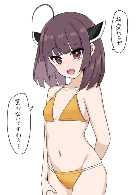 きりたんはなんぼビキニを着せてもええですからね… 