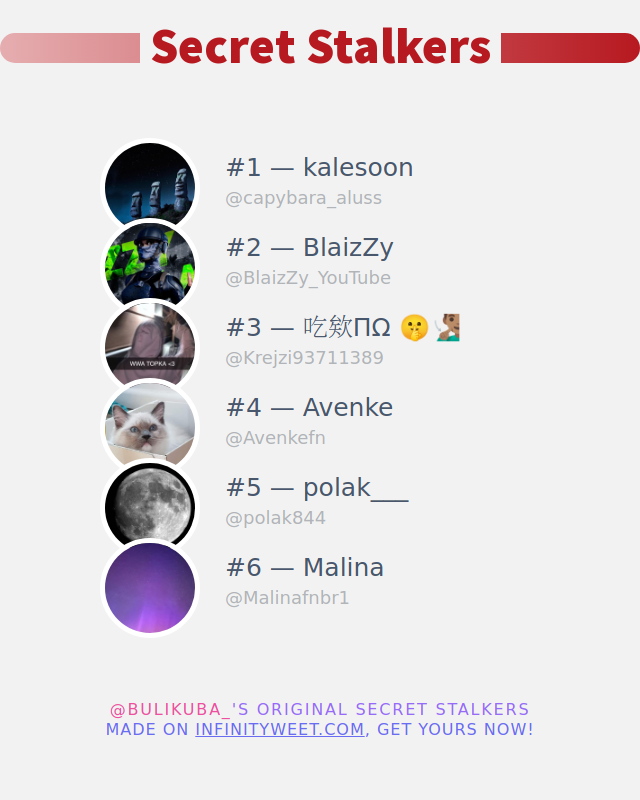 Właśnie odkryłem, kto odwiedził mój profil na Twitterze!

⠀➡️ infinityweet.me/secret-stalker…