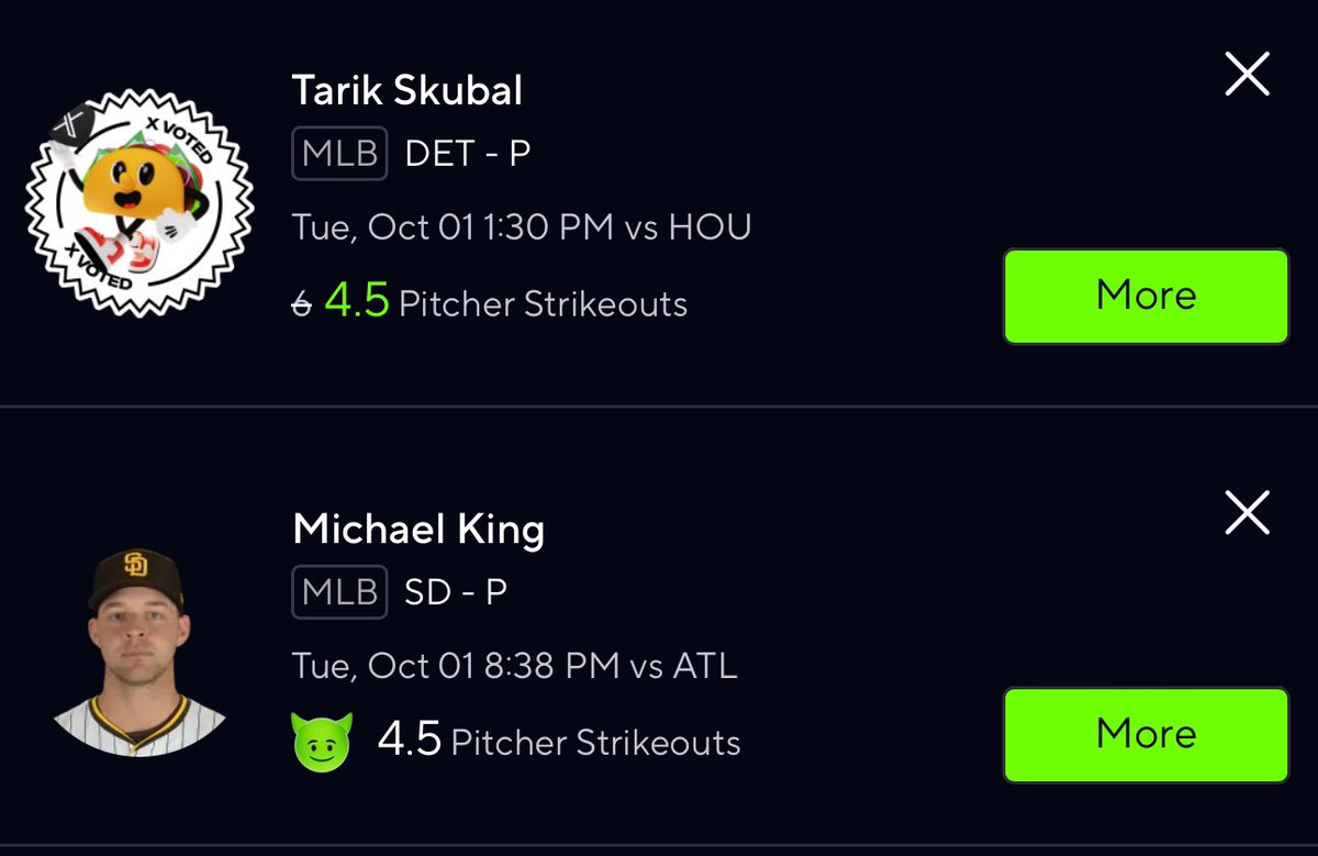 0worries0's tweet photo. TACO TUESDAY🌮
Best pair to guarantee you some coins today, let’s have a day✅
Leave a ❤️ & RT if you want my next pair
#0worries #GamblingTwitter #PlayerProps #PrizePicks #Like #Sportsbook #NBA #GamblingX #DraftKings #Fanduel #TrendingNow #Prizepickswinning #MLB https://t.co/0QSEXJoezQ