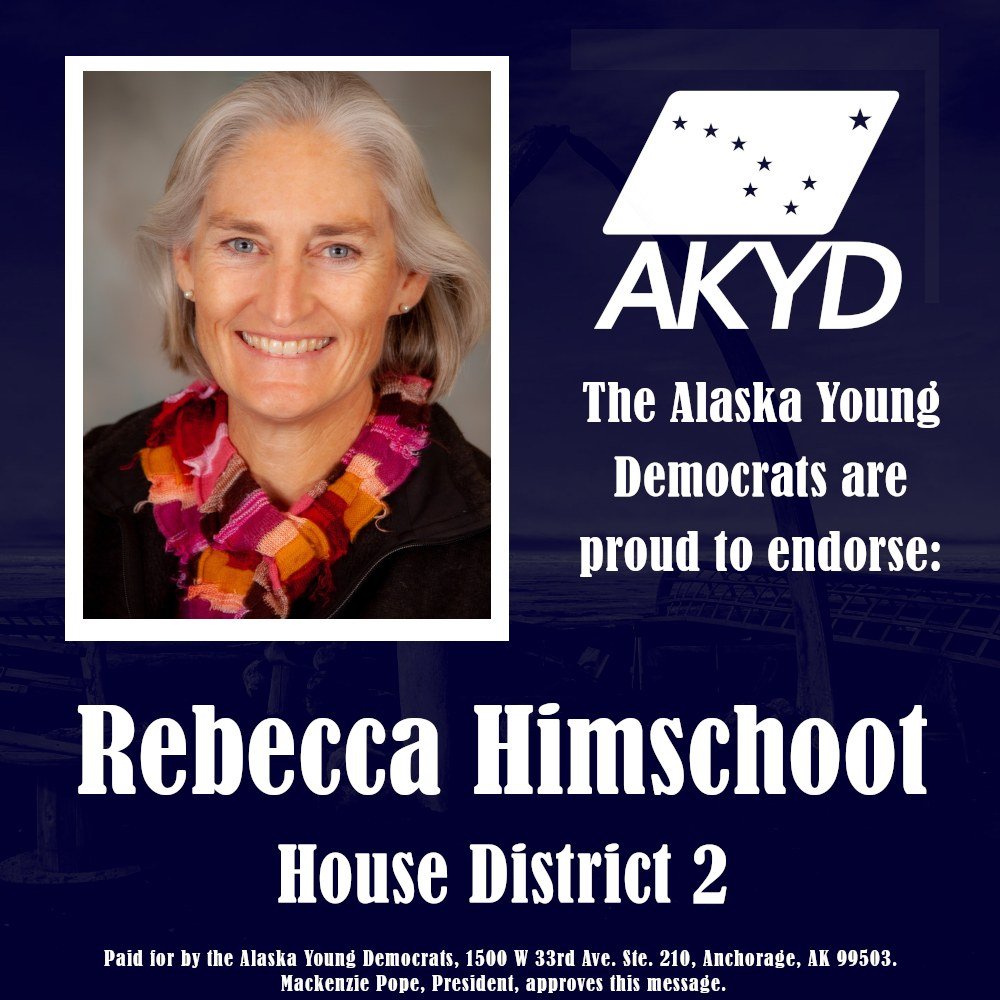 We are proud to announce the endorsed candidates for the Alaska Young Democrats for the Alaska State House!
We believe that these candidates align most with our values and will work for a better future for Alaska. Please vote by November 5th!
#akelect #akleg #endorsementalert