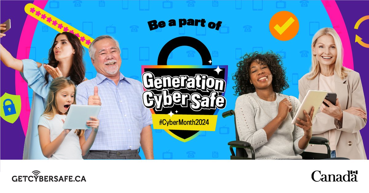 RCMPNB's tweet photo. October is #CyberSecurityAwarenessMonth
It’s never too early or late to join Generation Cyber Safe. This #cybermonth2024, follow along for tips on how to #GetCyberSafe and make the right choices online! 
#InterCOP #cyberprevention https://t.co/XodqCPHScL
