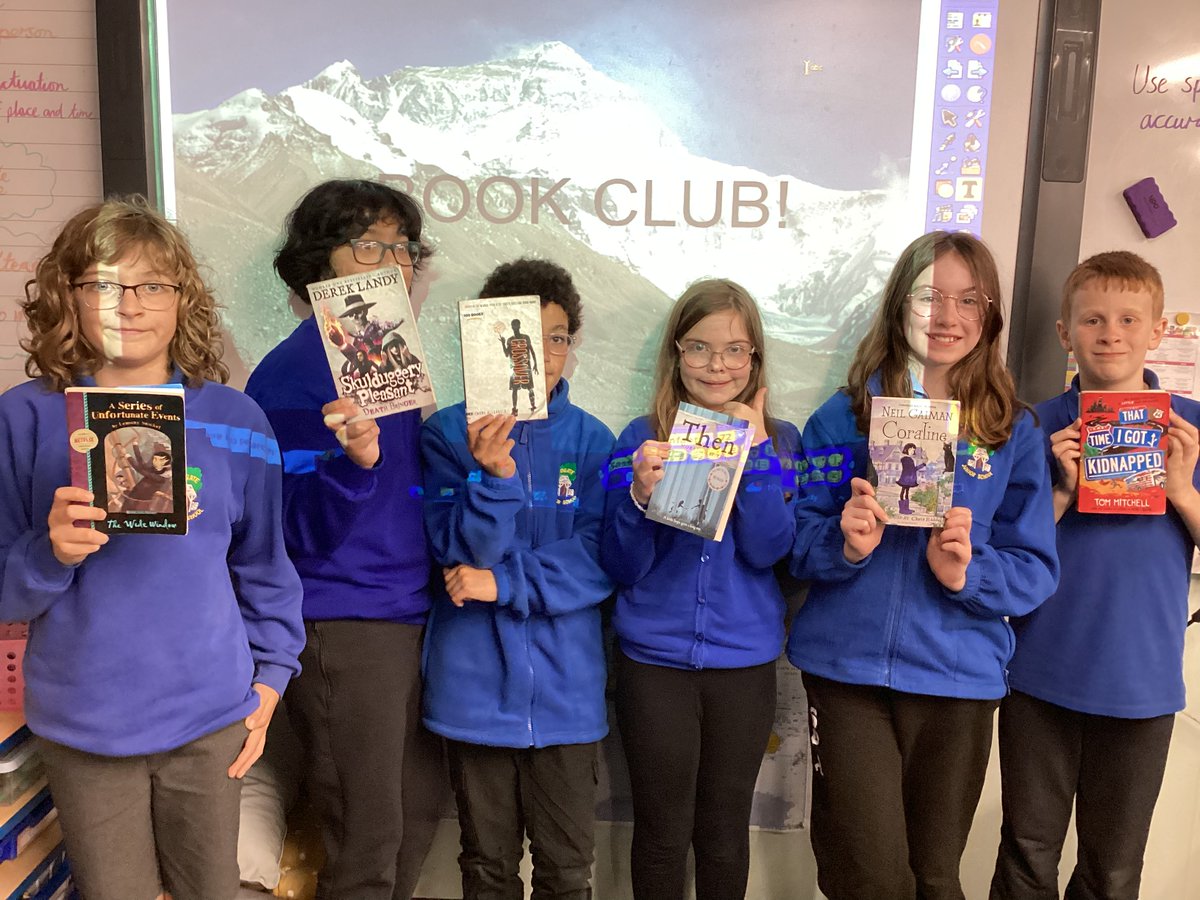 LJS6SH's tweet photo. 6SH were excited to share some of their favourite books in our class ‘Book Club’.  We can’t wait to read some of their suggested books. https://t.co/D4OVYAIlGs