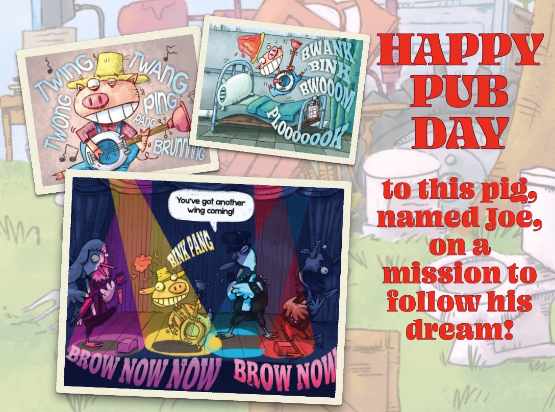 POWkidsbooks (@powkidsbooks) on Twitter photo WE DID IT JOE!
Happy #bookbirthday to <a href="/breadwig/">Bryan Ballinger</a> and this awesome junkyard pig! "The Story Of A Pig Named Joe And His Quest To Be Fancy" is in bookstores and online now!
#PictureBooks WE DID IT JOE!
Happy #bookbirthday to <a href="/breadwig/">Bryan Ballinger</a> and this awesome junkyard pig! "The Story Of A Pig Named Joe And His Quest To Be Fancy" is in bookstores and online now!
#PictureBooks