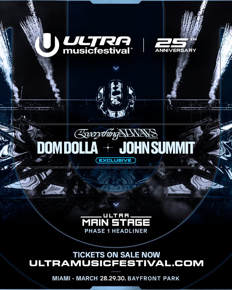 EVERYTHING ALWAYS HEADLINING ULTRA MIAMI MAINSTAGE 2025 🌹
