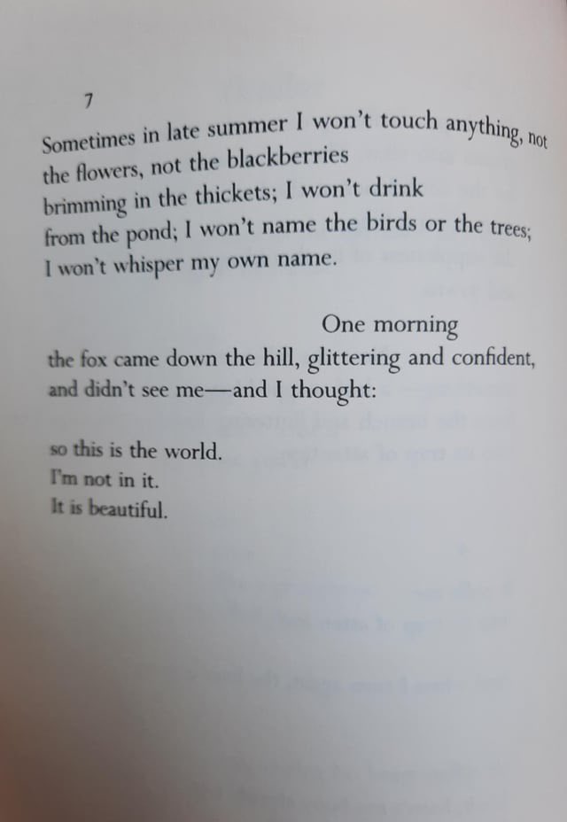 happy Mary Oliver October to all who celebrate