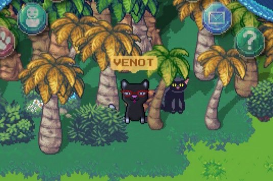Mansterdragon1's tweet photo. @pixels_online Double black cat so cute, gl gl https://t.co/GznDT2IoPS