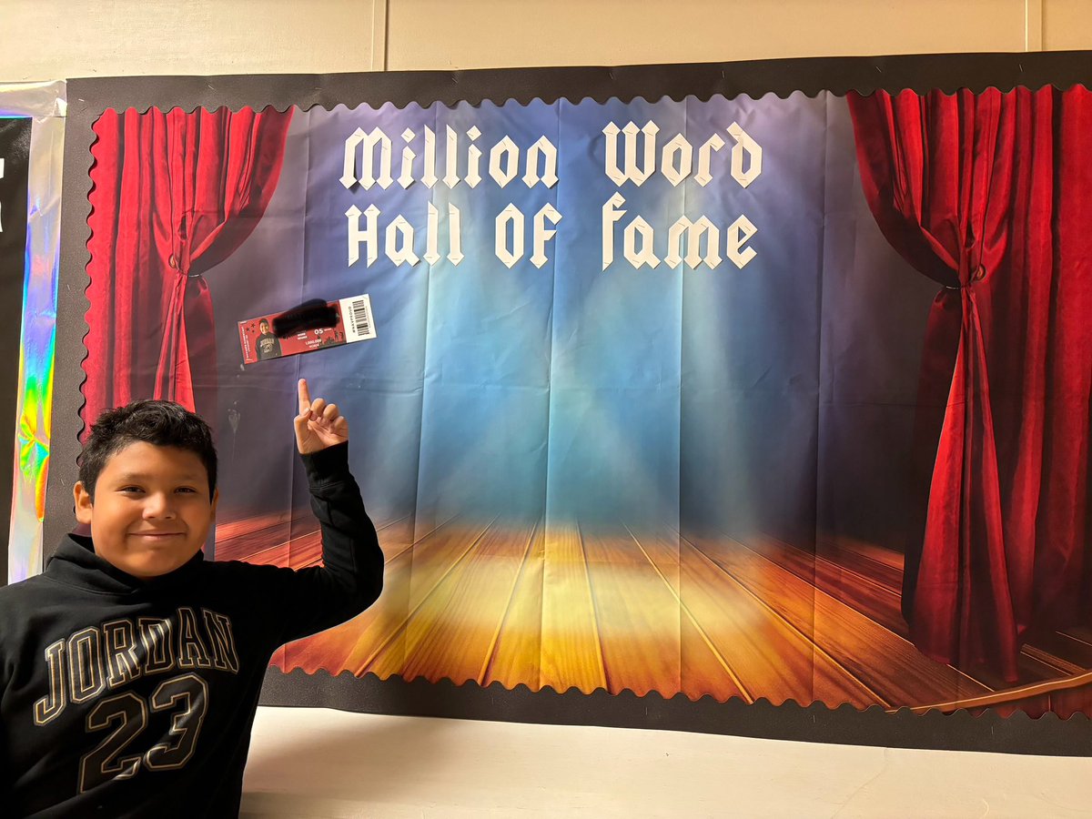 So VERY #navproud of our 1st Million Word Reader <a href="/NavarroLISD/">Navarro Elementary</a> for the 2024-2025 school year! This student in <a href="/MsAcostaLISD/">Marissa Acosta</a> ‘s class, set a goal and has been working endlessly to achieve it. Way to go! He says, “Next goal is 2 million words!” 🥳📚#ExpeditionExceLLence #lovemylisd