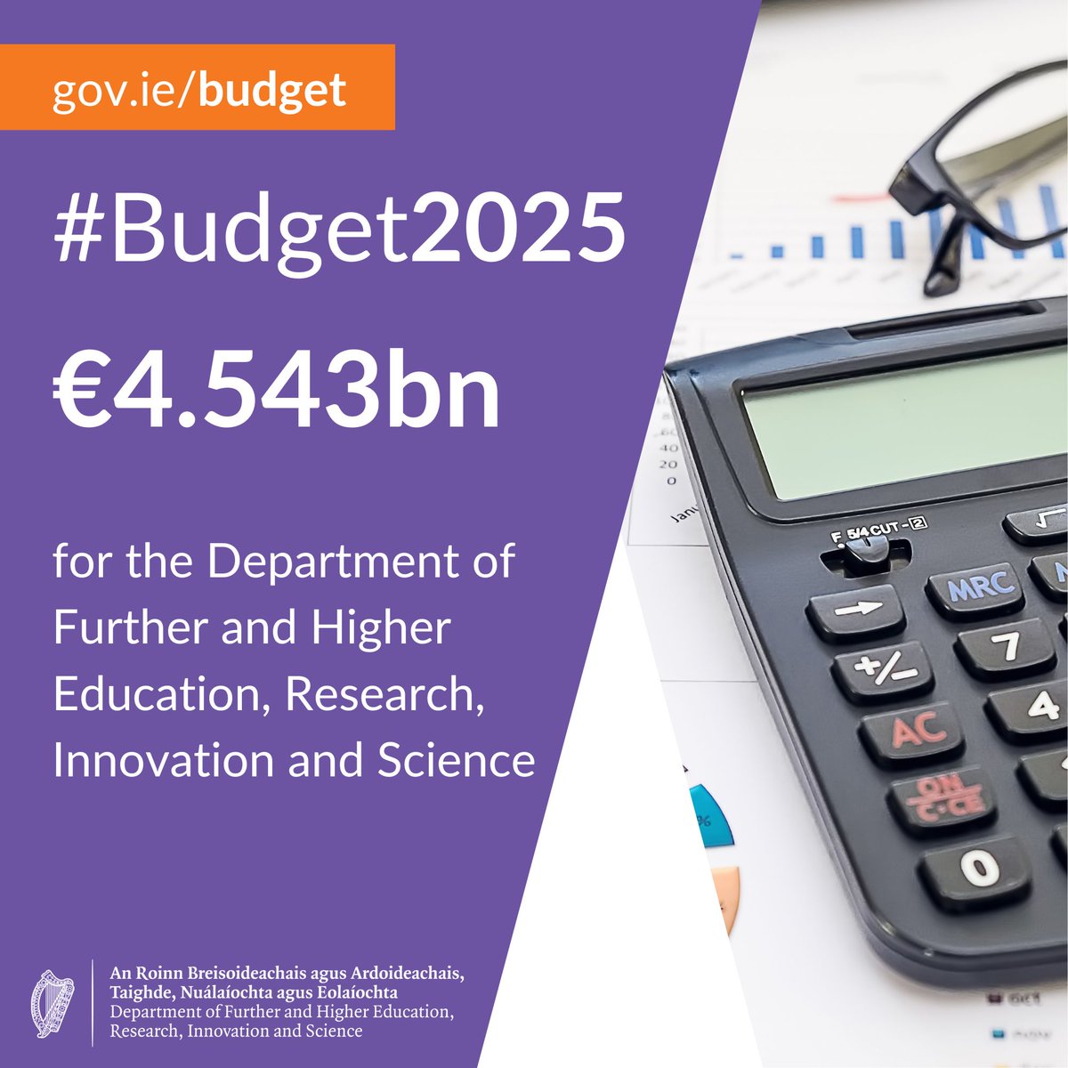 Department of Further and Higher Education (@deptoffhed) on Twitter photo Minister <a href="/podonovan/">Patrick O'Donovan</a> and Minister <a href="/NiallCollinsTD/">Niall Collins</a> have today announced a major capital and funding package for tertiary education, and measures to reduce the cost of education and tackle cost-of-living pressures. #Budget2025
👉 gov.ie/en/press-relea… Minister <a href="/podonovan/">Patrick O'Donovan</a> and Minister <a href="/NiallCollinsTD/">Niall Collins</a> have today announced a major capital and funding package for tertiary education, and measures to reduce the cost of education and tackle cost-of-living pressures. #Budget2025
👉 gov.ie/en/press-relea…