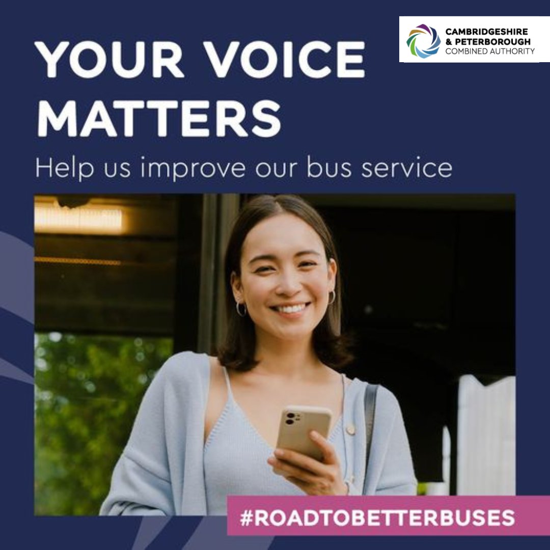 PboroPositive's tweet image. 🚌📢 Do you or your colleagues travel by bus in and around the city centre?

Cambridgeshire and Peterborough Combined Authority are on a journey to improve bus services and they want to hear from you!

Have your say by visiting cpca-yourvoice.co.uk

 #PeterboroughBid