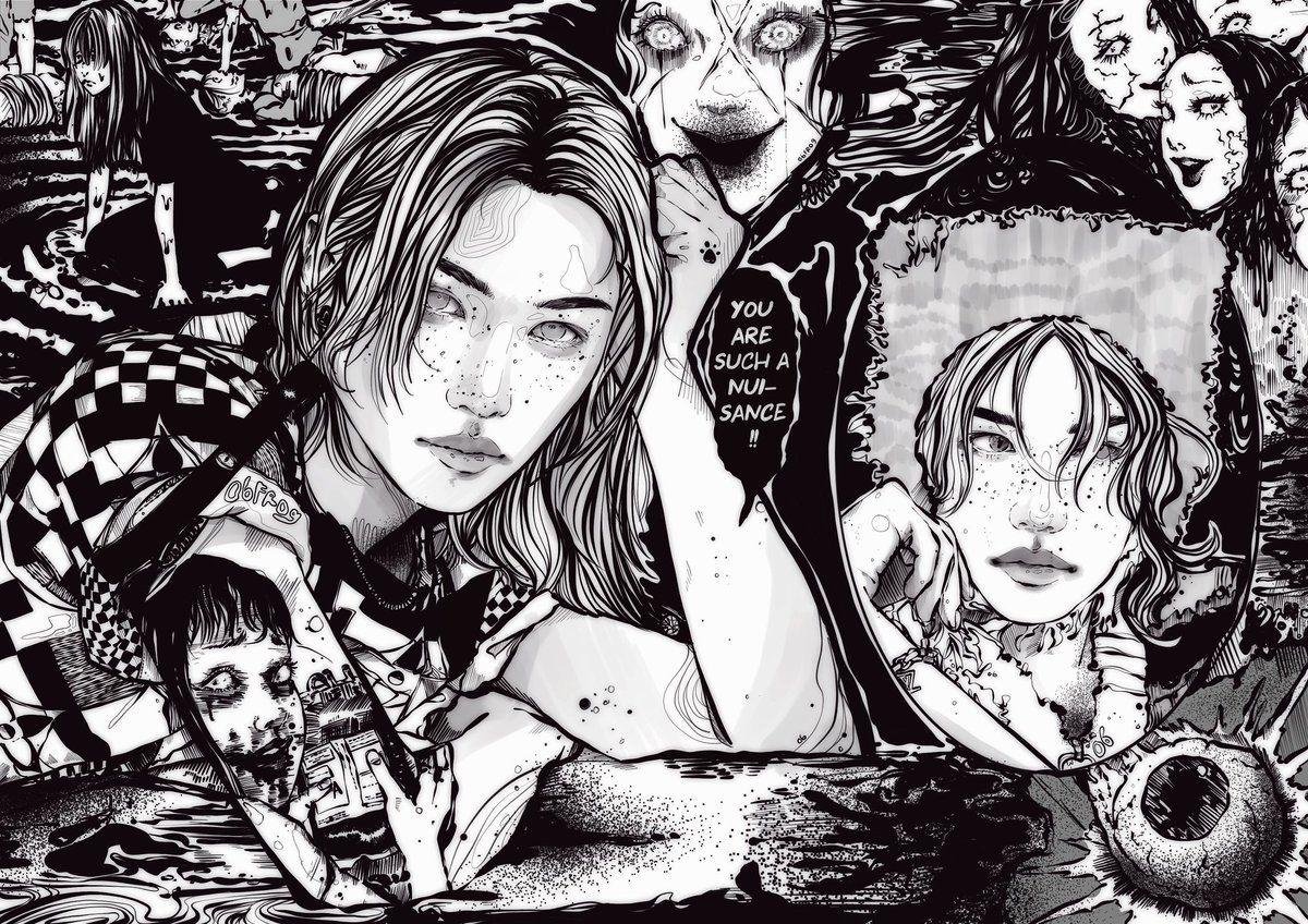 #felix  x   ⁺‧˚ ཐི⋆ junji ito ⋆ཋྀ ˚