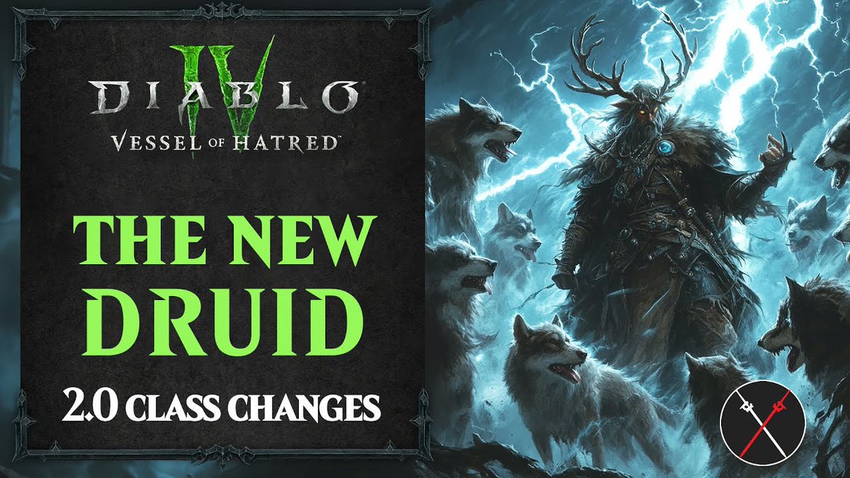 Fextralife's tweet photo. ⭐The NEW @Diablo  4 DRUID - Druid Build CHANGES in Vessel of Hatred⭐

In this video, I’ll be helping you understand how the Druid Class is changing with Patch 2.0

Video: https://t.co/QctCTXN3sd

#diablo4 #diablo4update #vesselofhatred https://t.co/UAZcObVVdM
