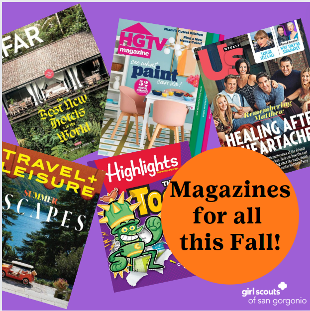 GirlScoutsSGC's tweet image. The 2024 Fall Product Program Begins today! 🍁📆🐶🍬🥜📔

Have you placed an order yet?

#GSSGC #GirlScoutsofSanGorgonio #GirlScouts #entreprenuership #girlboss #onlinesale #deliverytoo #supportgirls #nutsandcandies #magazines #barkbox #terviscups #personalizedstuff