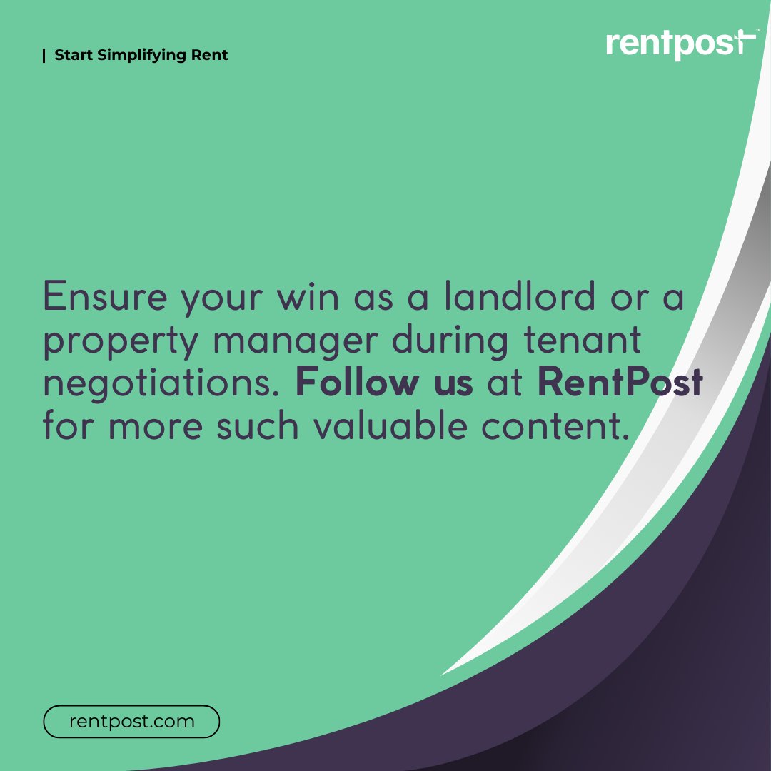rentpost's tweet photo. 𝗡𝗲𝗴𝗼𝘁𝗶𝗮𝘁𝗲 𝗰𝗼𝗻𝗳𝗶𝗱𝗲𝗻𝘁𝗹𝘆 𝘄𝗶𝘁𝗵 𝘆𝗼𝘂𝗿 𝘁𝗲𝗻𝗮𝗻𝘁𝘀 𝗯𝘆 𝗳𝗼𝗹𝗹𝗼𝘄𝗶𝗻𝗴 𝘁𝗵𝗲𝘀𝗲 𝗰𝗼𝘂𝗿𝘀𝗲 𝗼𝗳 𝗮𝗰𝘁𝗶𝗼𝗻 𝗶𝗻 𝗼𝘂𝗿 𝗽𝗮𝗴𝗲𝘀.

#RentPost #propertymanagement #propertymanagers #realestate #automation #protech #proptechsolution https://t.co/yazkbjzmFb