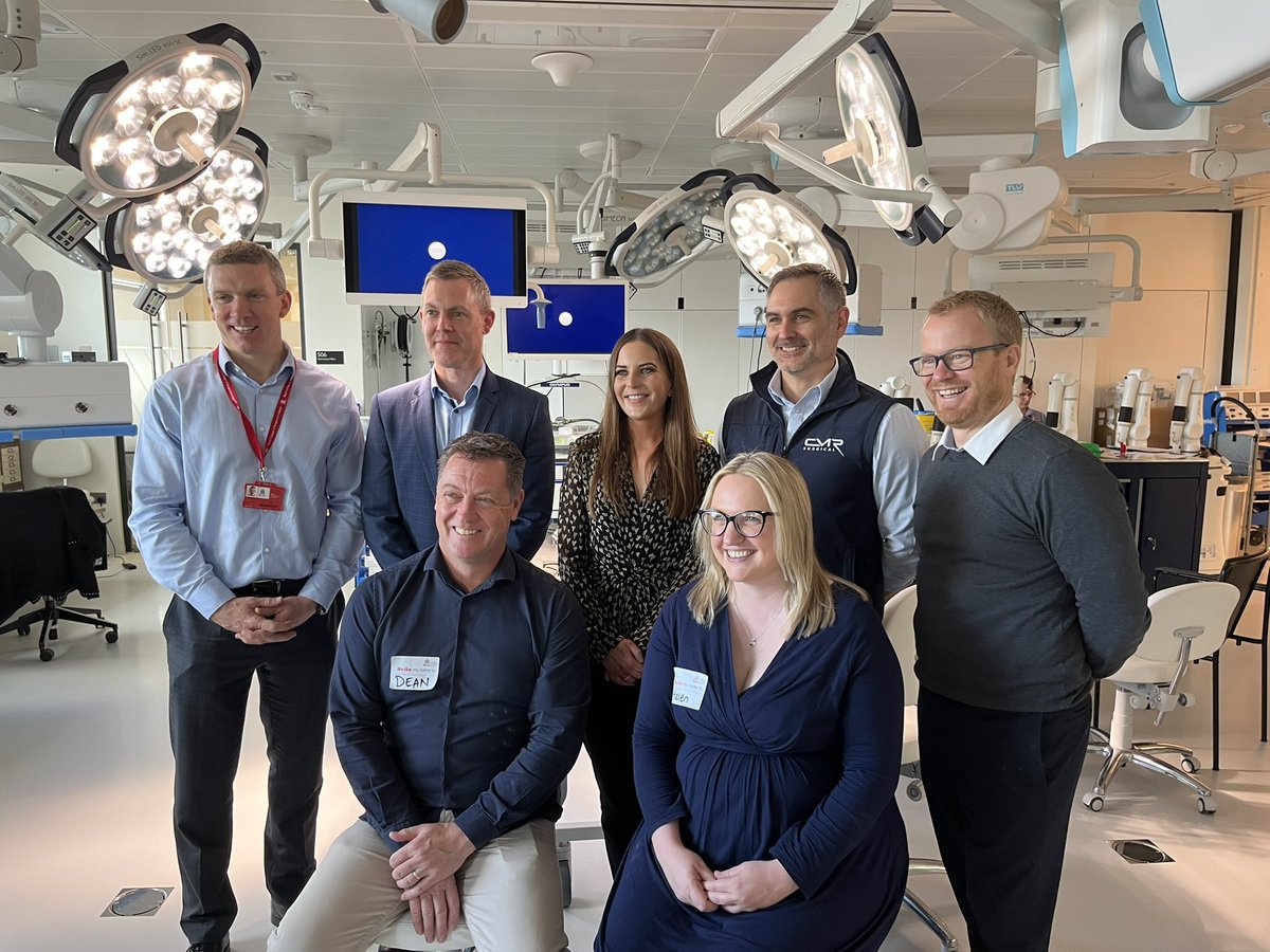 MEDSurgInno's tweet photo. M.E.D Surgical were privileged to partner with @CMRSurgical @IMRASurgical and @RCSI_SIM to facilitate Irelands first RoboSTART and RoboASSIST this week.  It was a pleasure to work with all involved and we look forward to future collaborations. #roboticsurgery #versius https://t.co/SuUDhpthhi