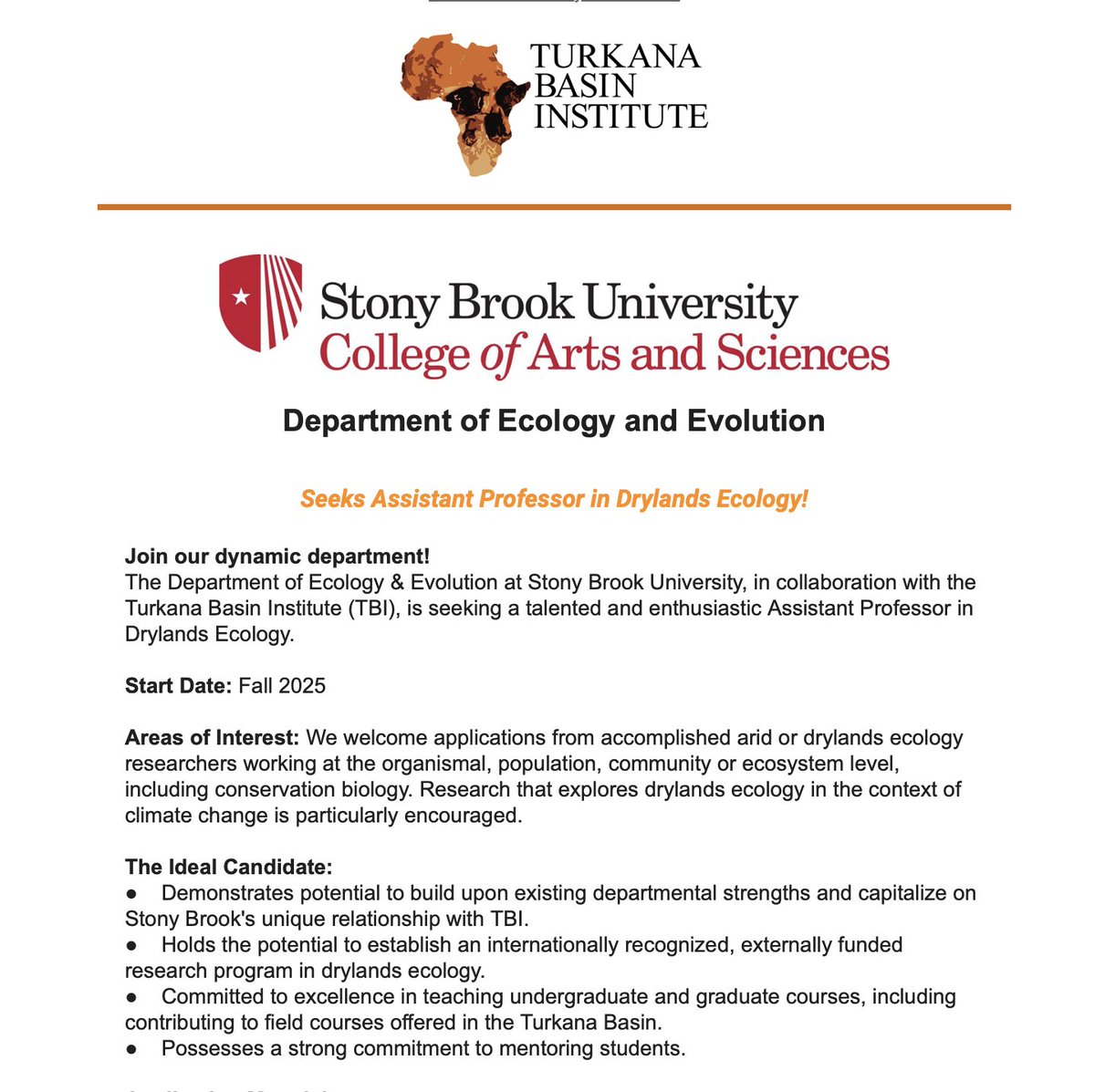 Join us! <a href="/turkanabasin/">TURKANA BASIN INSTITUTE</a> 

apply.interfolio.com/152962