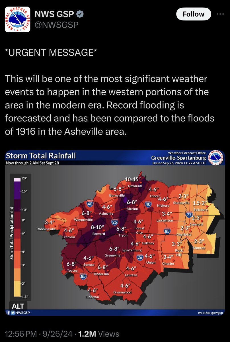 edorsett3's tweet photo. @DSeymoursLife @TimBuckleyWX NWS before landfall… https://t.co/BzaFqvnQuy
