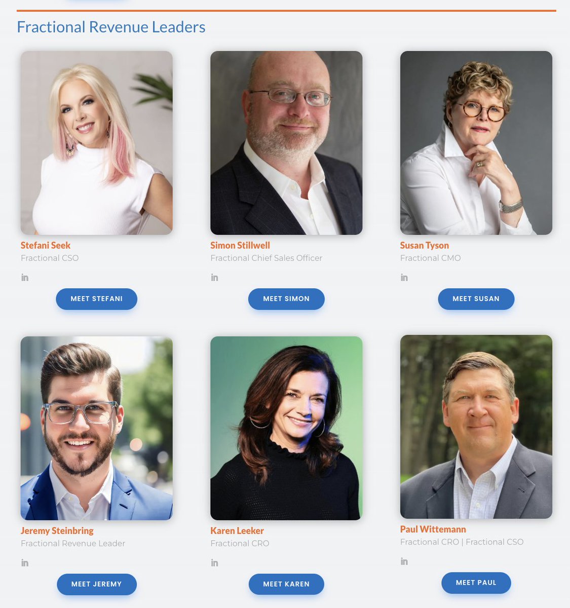 It's HAPPENING!  😄🎉🙌
We're proud to showcase our Fractional Revenue Leaders &amp; their individualized expertise on our website! Grab your sneak peek right this way ➡️ atomicrevenue.com/about-us/