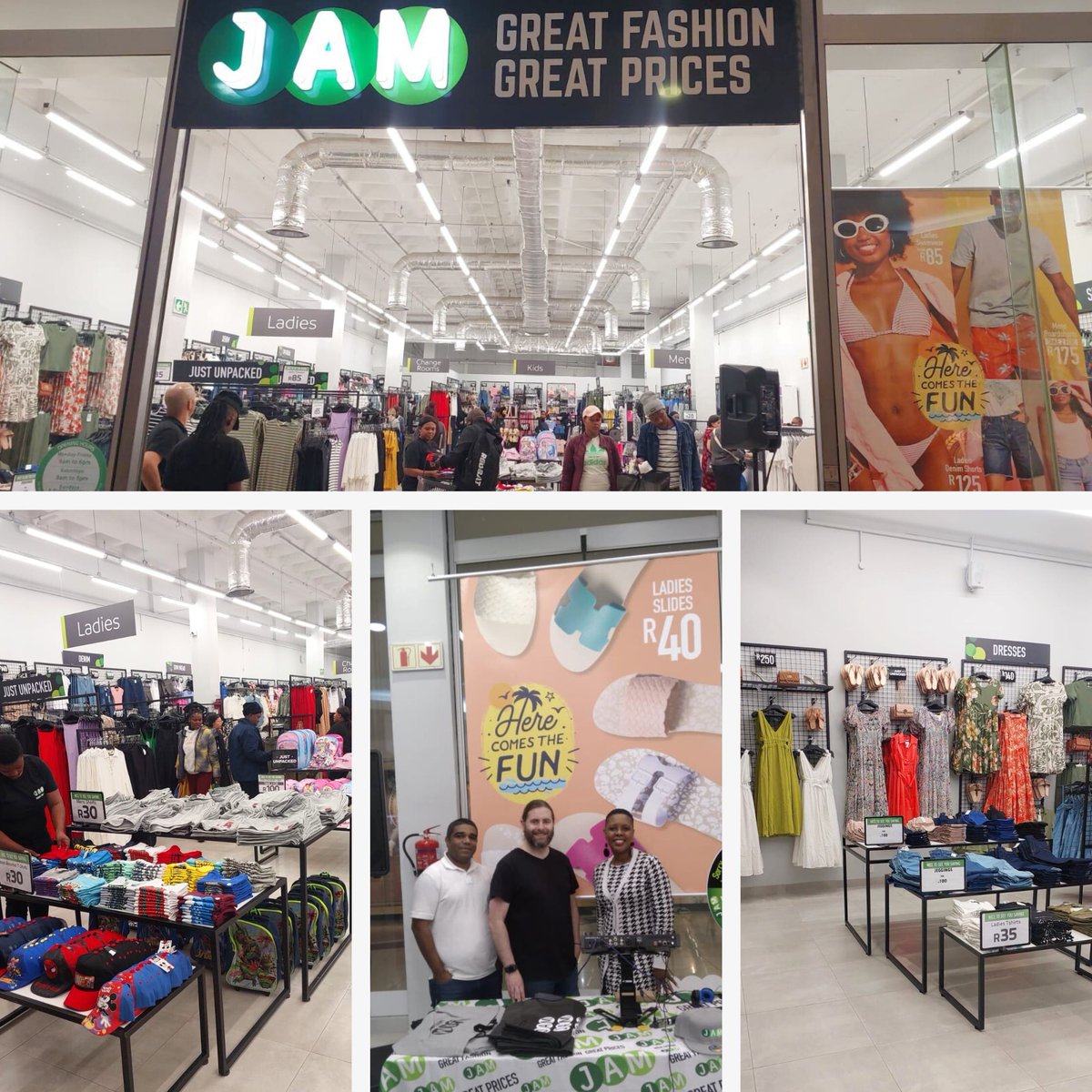 AncoraGroup's tweet photo. You guessed it! 

JAM Clothing has officially joined the Hemingways Mall family! 
Come check them out and grab your latest fashion finds at unbeatable prices.

#Ancora #AncoraGroup #JAMClothing #HemingwaysMall #FashionForAll #NewStores #ShopLocal https://t.co/ZETgxYLYaf
