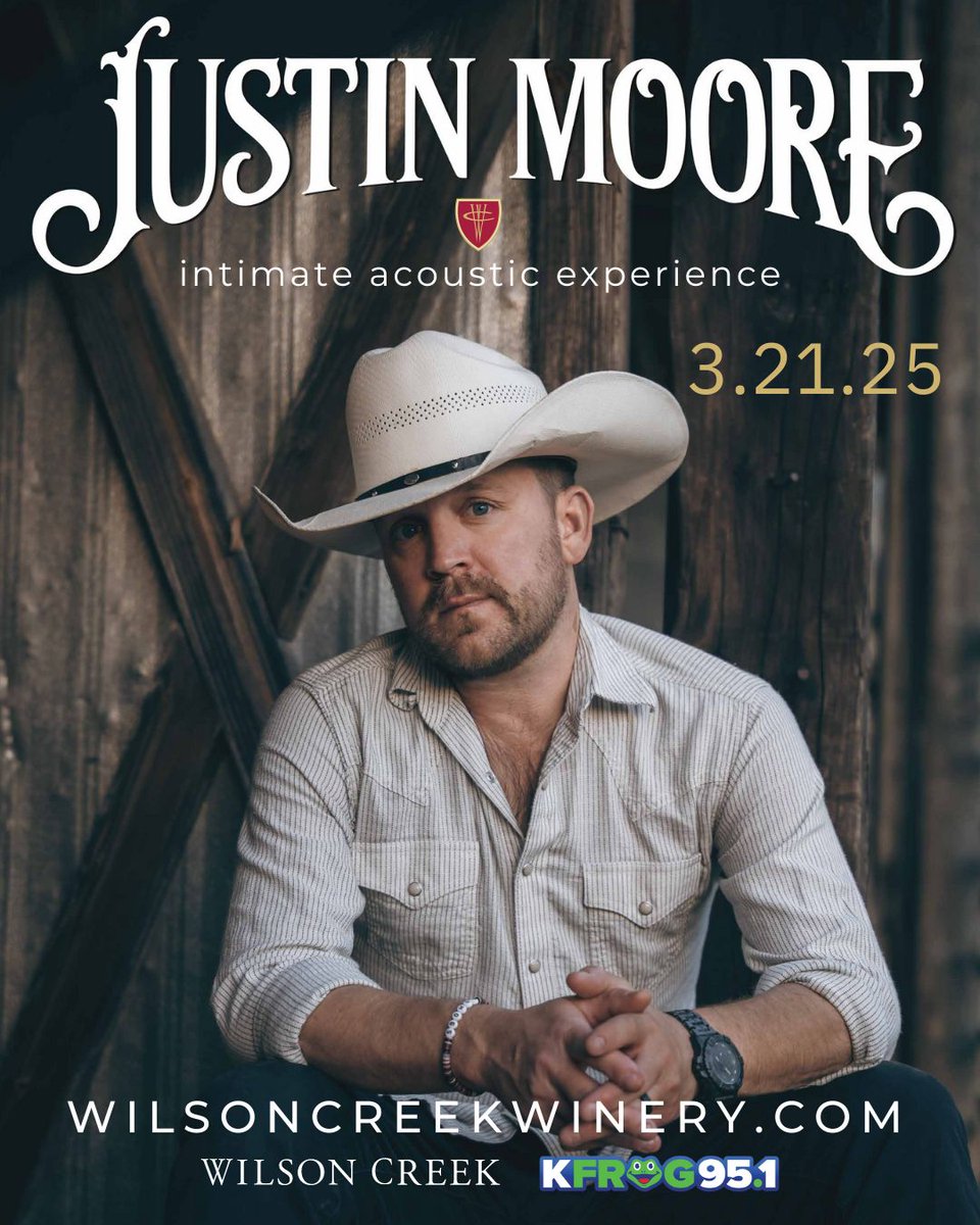 Get ready for our 2025 Concert Series! First up is Justin Moore🤠 
--
Click the link below to grab tickets!
bit.ly/3XQ1a4c