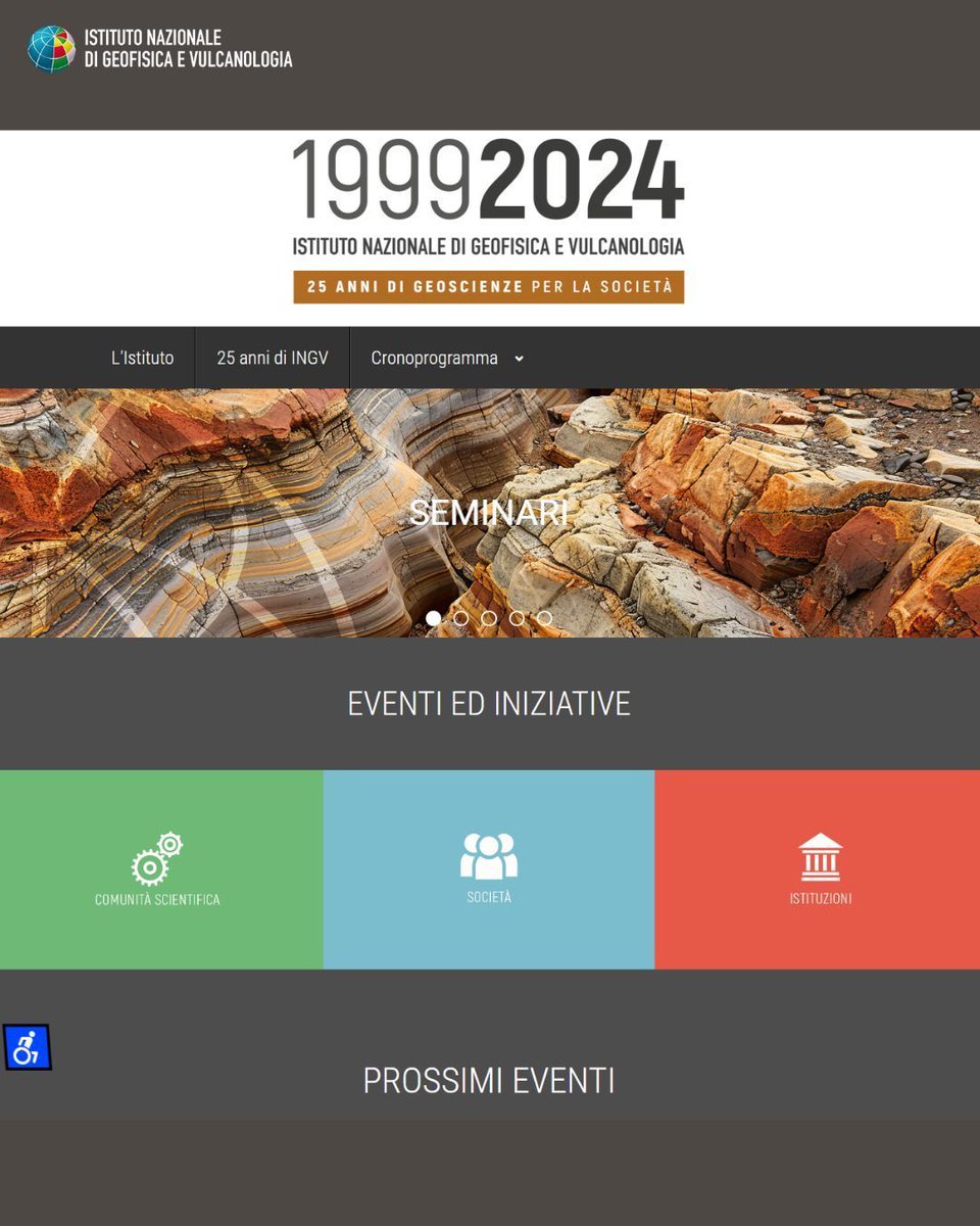 25 ANNI #INGV | Si celebra un quarto di secolo di eccellenza scientifica. Al via un anno di eventi straordinari per raccontare le ricerche dell’Istituto sul Pianeta #Terra e le sue attività da sempre al servizio della società. 
Guarda il sito dedicato ➡️ buff.ly/4dsndUn