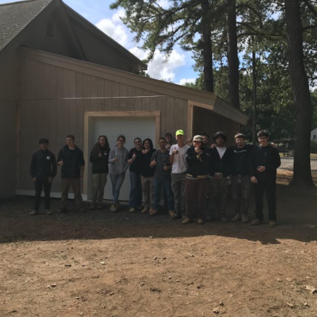 WhittierTechHS's tweet photo. Our Carpentry Seniors completed a project at American Legion Park in Georgetown! 👏 This tag-team effort was started by our Summer CTI Adult students. Amazing work by both groups! 💪
#WeAreWhittierTech #CareerAndTechnicalEducation #WorkforceOfTomorrow https://t.co/a1fvwwvgqn
