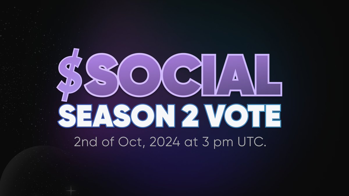 GM frens! 🙌 We always put our users and community at the center of every decision we make. That’s why $SOCIAL holders have a say in key choices about $SOCIAL. While Phavercoin isn’t a DAO yet, we’re starting to use it like one - each $SOCIAL you hold represents a vote in the