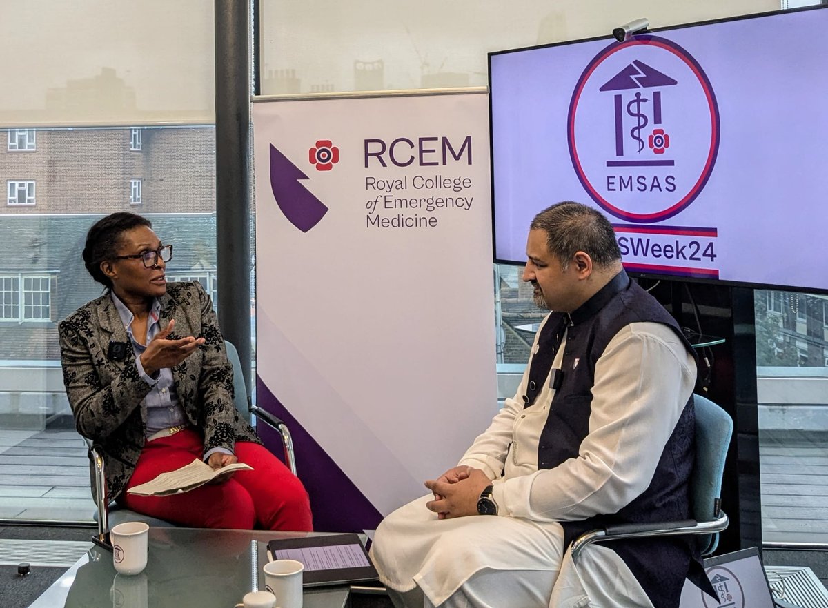 RCollEM's tweet image. A lot of filming at the College today as @EMSAS_RCEM prepares for #SASWeek24 on 14-18 October. 

SAS Dr Agnes Ngassa, EMSAS Chair Immad Qureshi and London EMSAS rep Dr Paul Bisnar will be sharing why they're proud to be SAS to celebrate.

💬 Part of our SAS membership and want to…