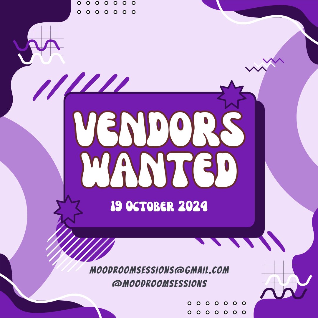 Vendor spots are still open for #MoodRoomSessions on Oct 19th! 🎉 We're looking for food vendors, fashion, art, and more. Bring your business to this intimate, vibe-filled event! DM or email us at moodroomsessions@gmail.com #SupportLocal #BlackOwned #NJEvents