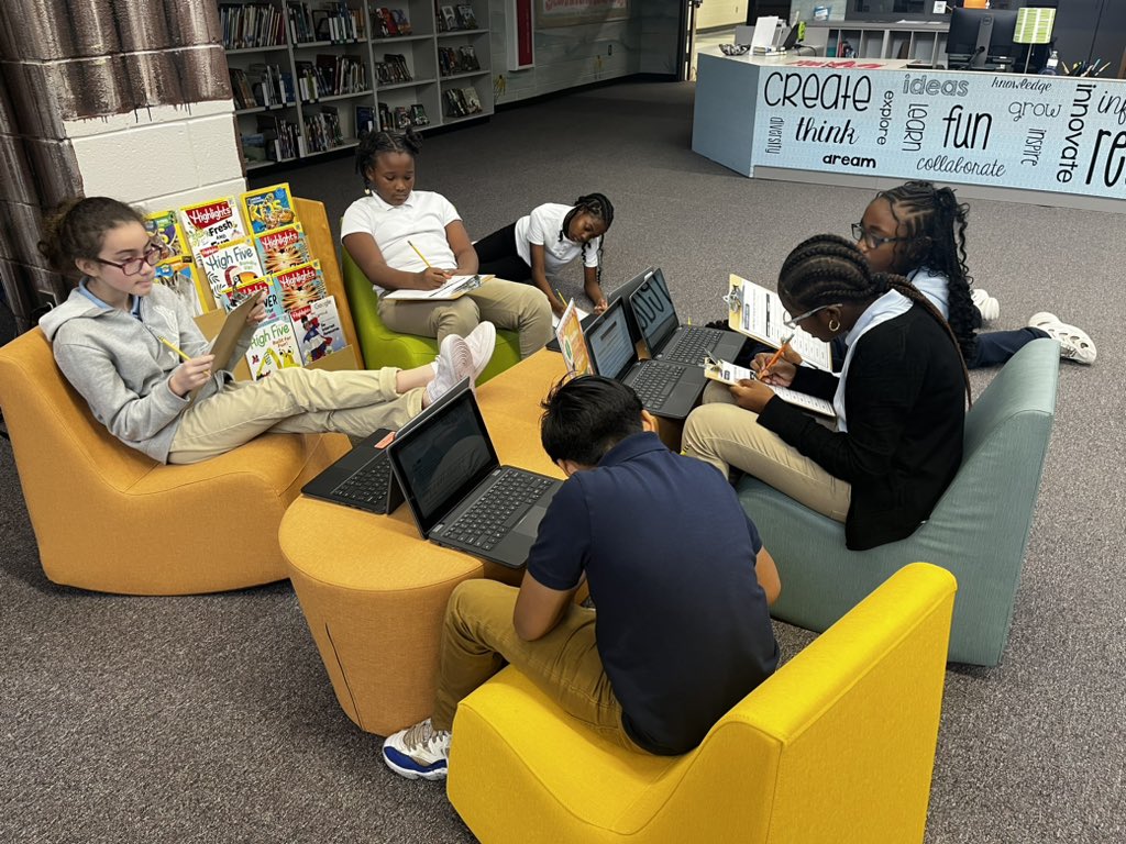 AESEaglesRead's tweet photo. Our 5th grade scientists are busy building their content vocabulary of constructive and destructive forces using @galecengage in @MackinVIA. 🤩🌋 @AustellEagles https://t.co/LxboA3Zgvs