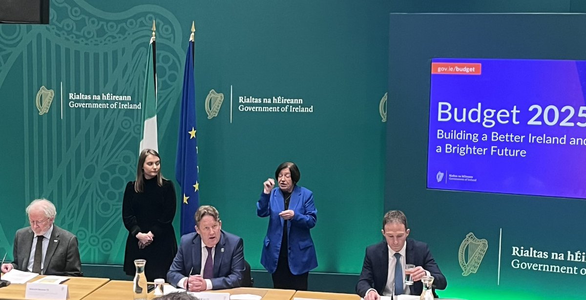 #Budget2025

€7.93bn budget package announced across <a href="/DeptHousingIRL/">Department of Housing, Local Government & Heritage</a> 

🏘️Record €6bn capital funding for housing in 2025 to help deliver social, affordable and cost rental homes.

🏘️Significant funding for Local Authorities, Water, Planning &amp;Heritage.